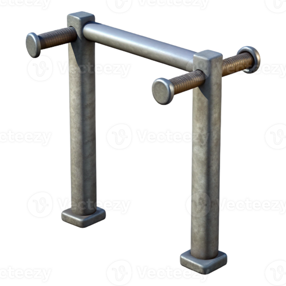 extraordinary traditional Pull Up Bar Steel Grip Isolated Element exclusive png