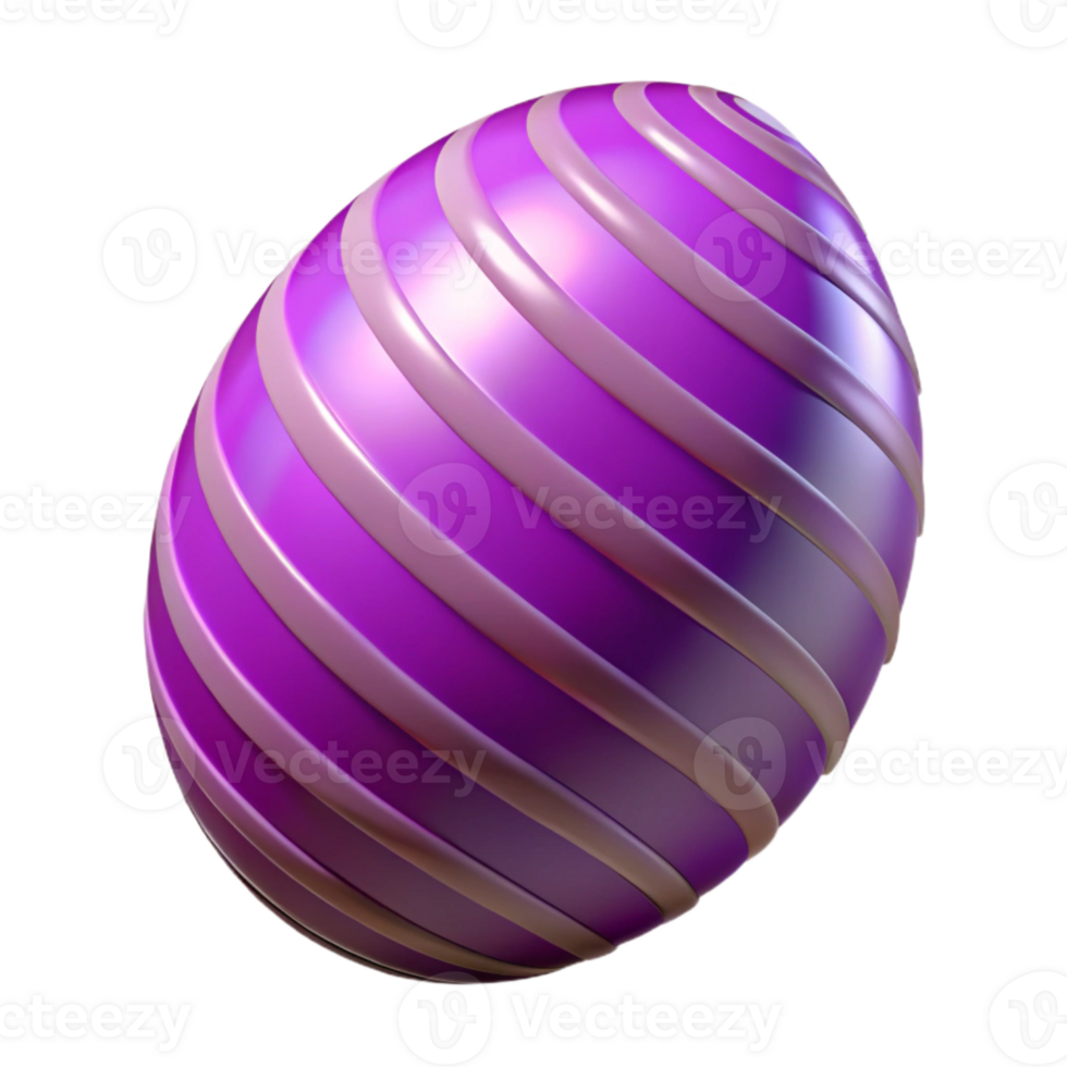 serene creative Purple Easter Egg with Polka Dots Cutout Transparent Background exclusive png