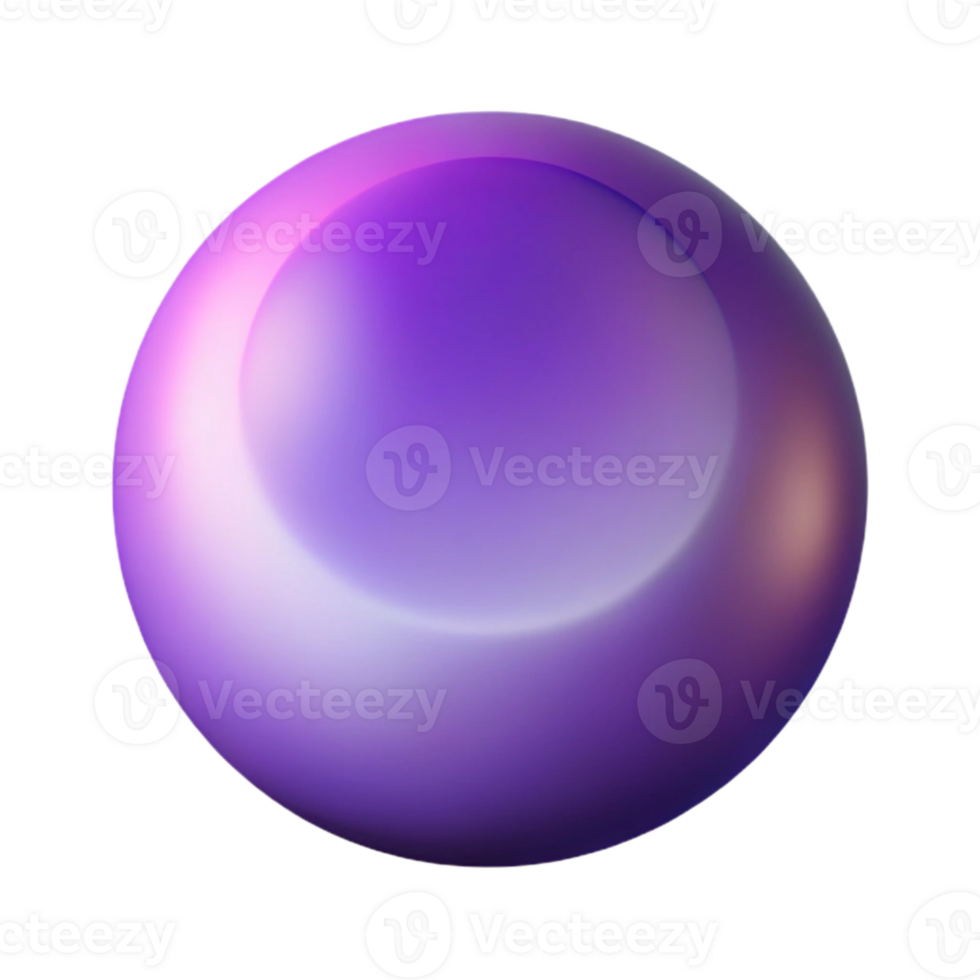 vibrant abstract Purple Gradient Circle Transparent Background Element premium png