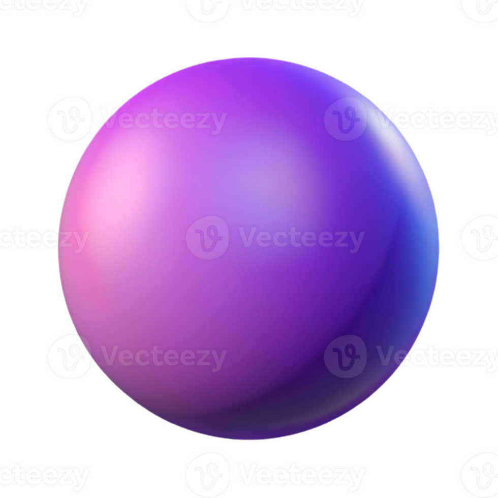extraordinary abstract Purple Gradient Circle Transparent Background Element professional png