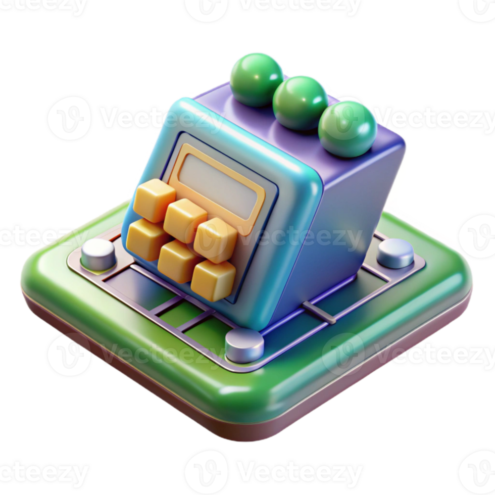 dramatic rustic Quantum Computer Performing Calculations Transparent Background exclusive png
