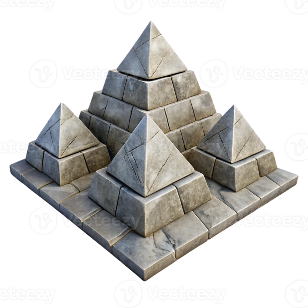 extraordinary modern Pyramid Stone Blocks Cutout Element exclusive png