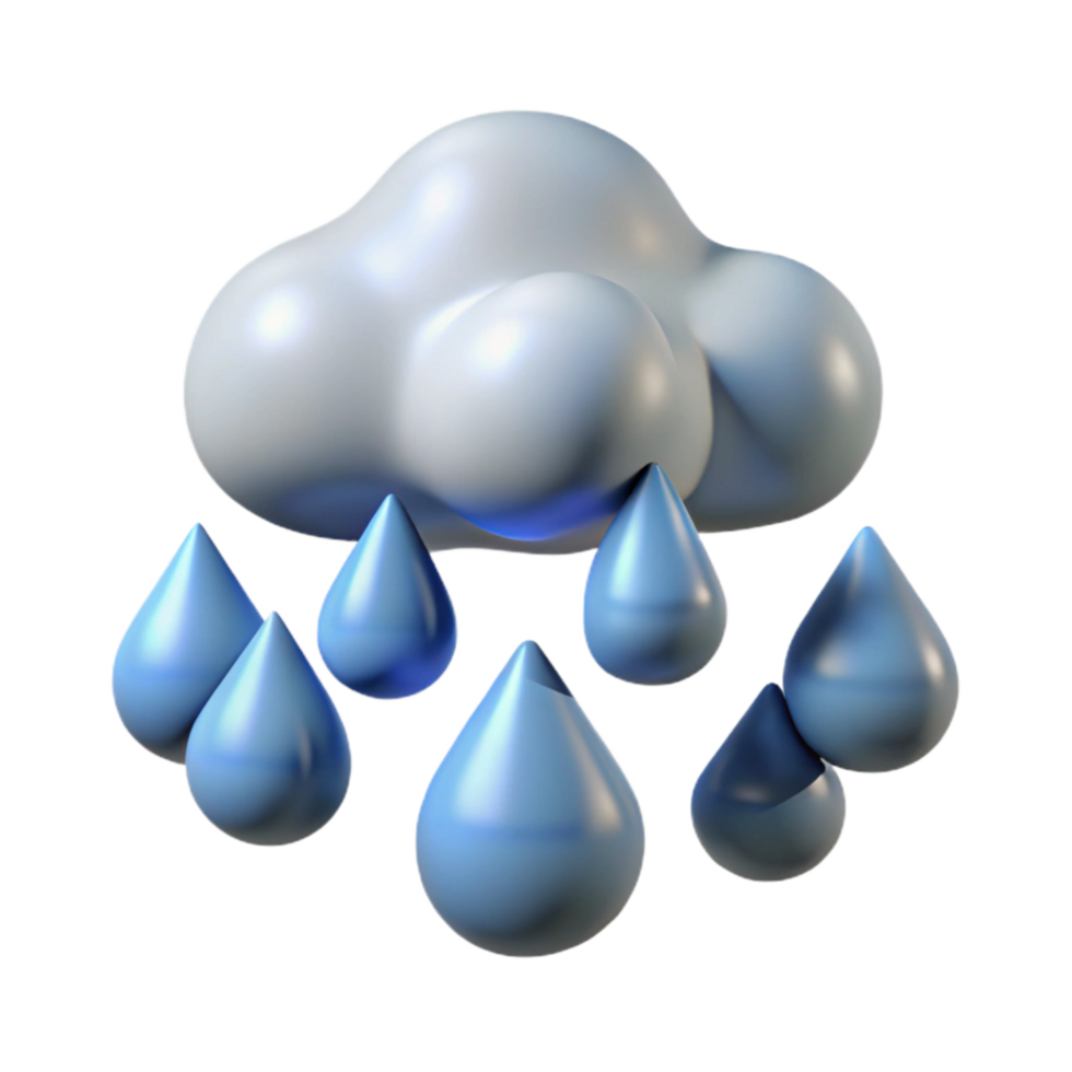 stunning abstract Raindrops Isolated Falling From Sky premium png
