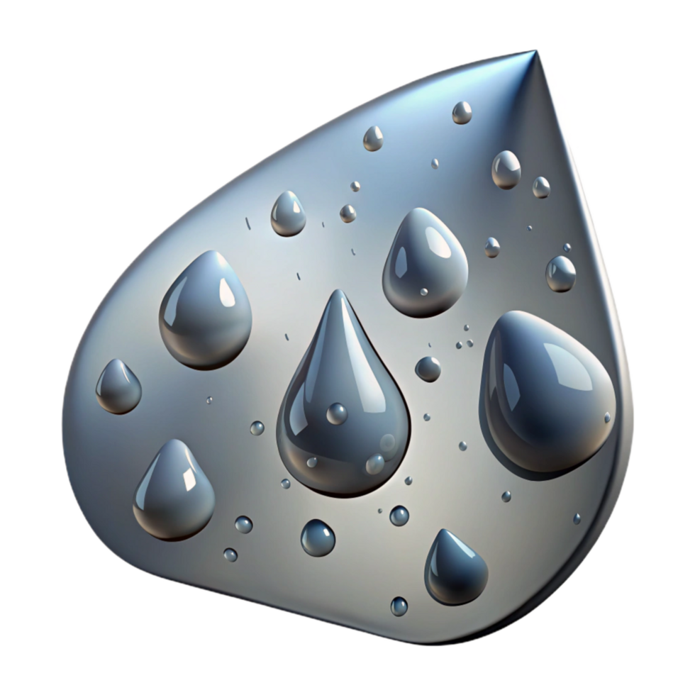 beautiful minimalist Raindrops on Window Clear Transparent Background genuine png