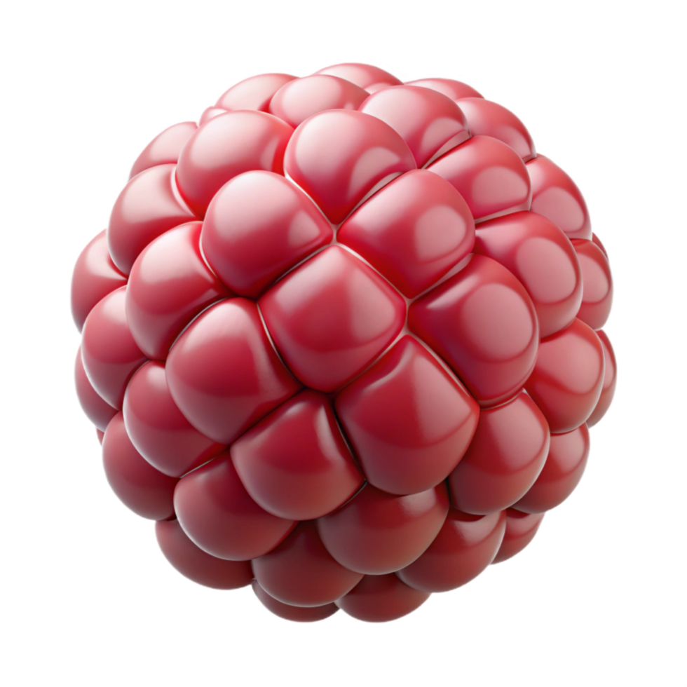 elegant artistic Raspberry Close Up Isolated Element professional png