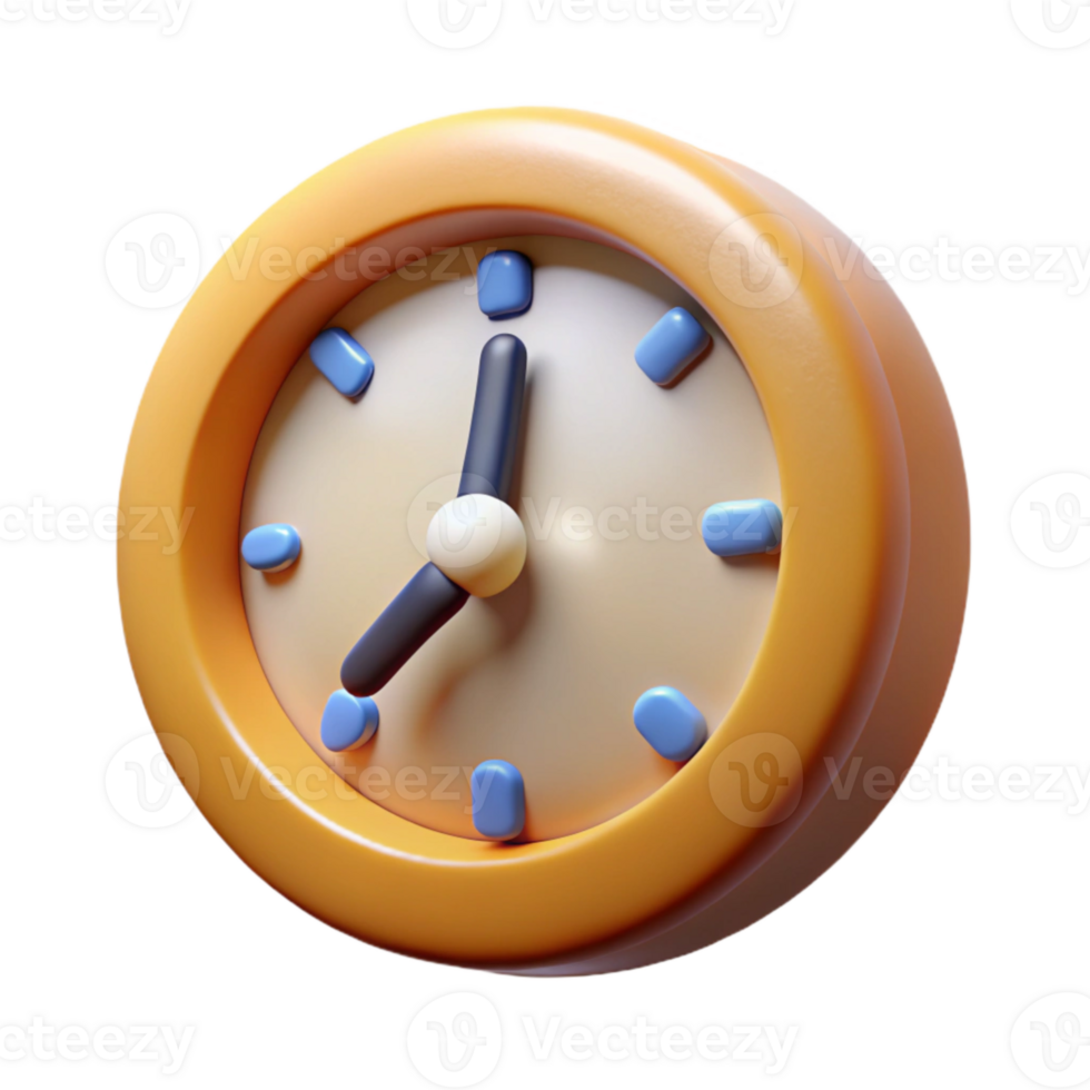 wonderful artistic Realistic Clock Time Passing Cutout png
