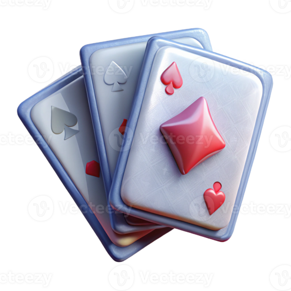 wonderful vintage Realistic Deck of Cards Transparent Element authentic png