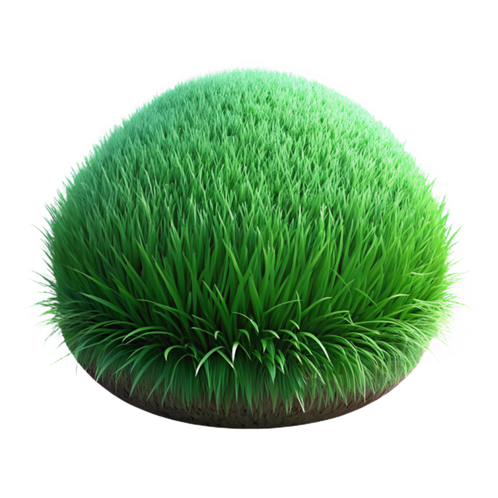 vibrant abstract Realistic Green Grass with Transparent Background premium png