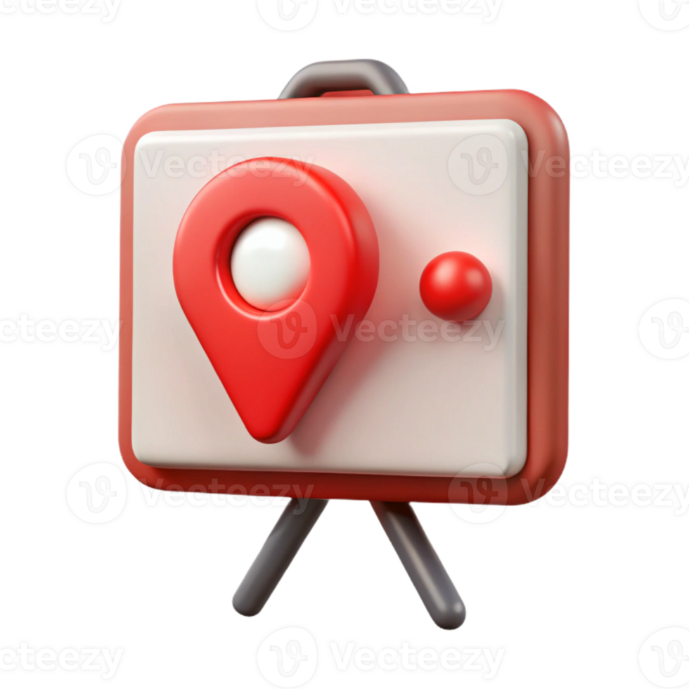 serene abstract Red Pointer on Interactive Whiteboard Cutout png