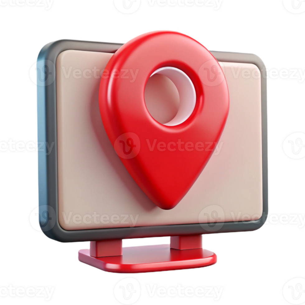 vibrant creative Red Pointer on Interactive Whiteboard Cutout png