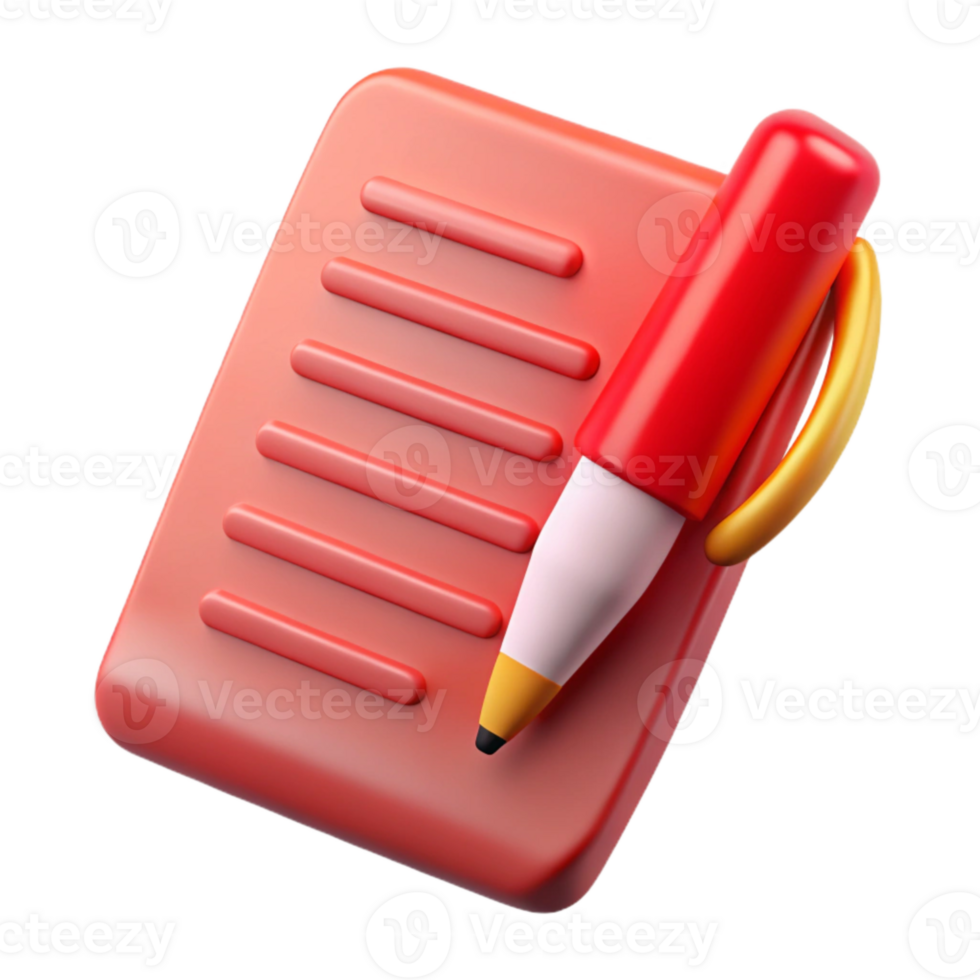 beautiful abstract Red Pen Signing Contract Cutout high quality png
