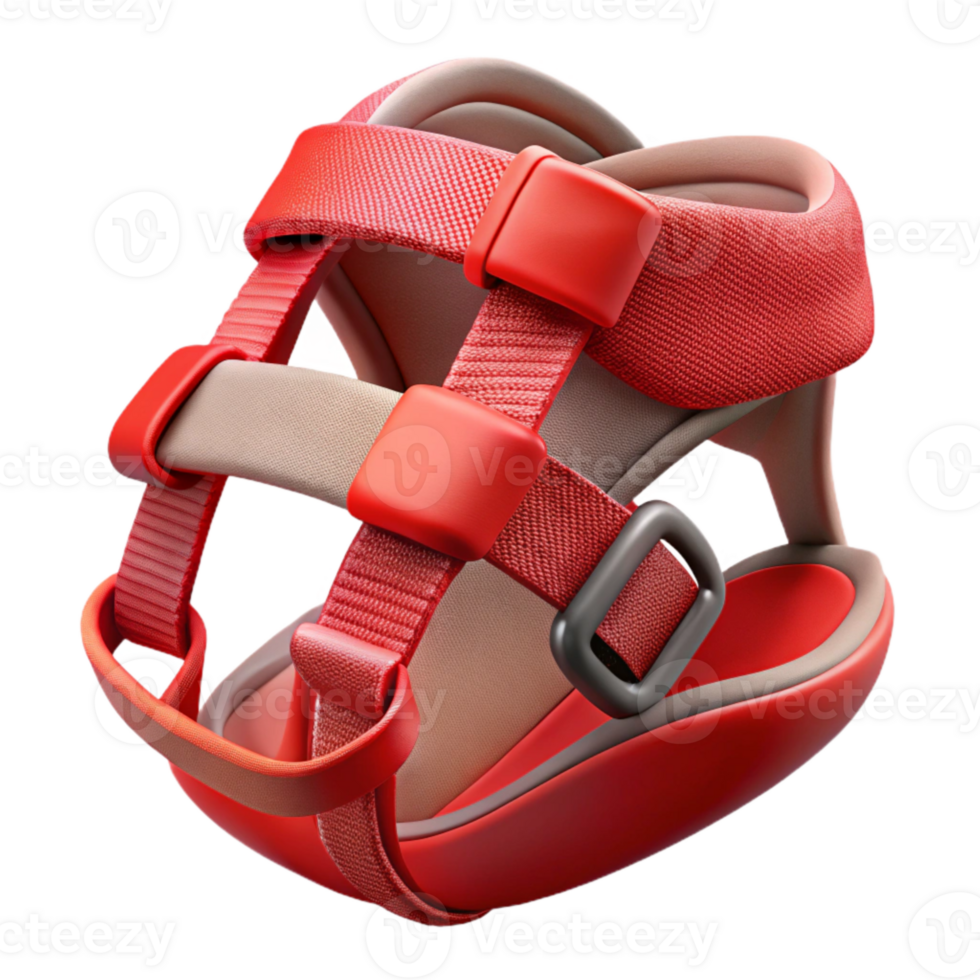 extraordinary minimalist Red Rock Climbing Harness Side View Cutout exclusive png
