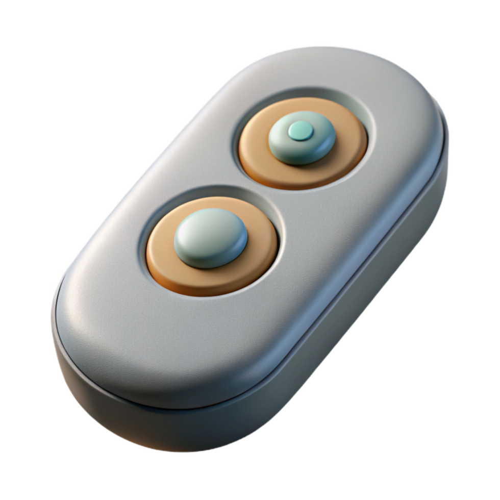 vibrant vintage Remote Control for Smart Home Devices Cutout premium png