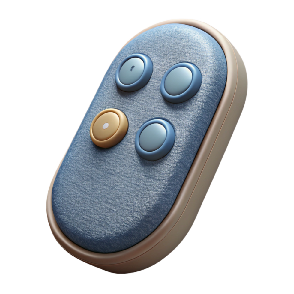 beautiful minimalist Remote Control for Smart Home Devices Cutout exclusive png