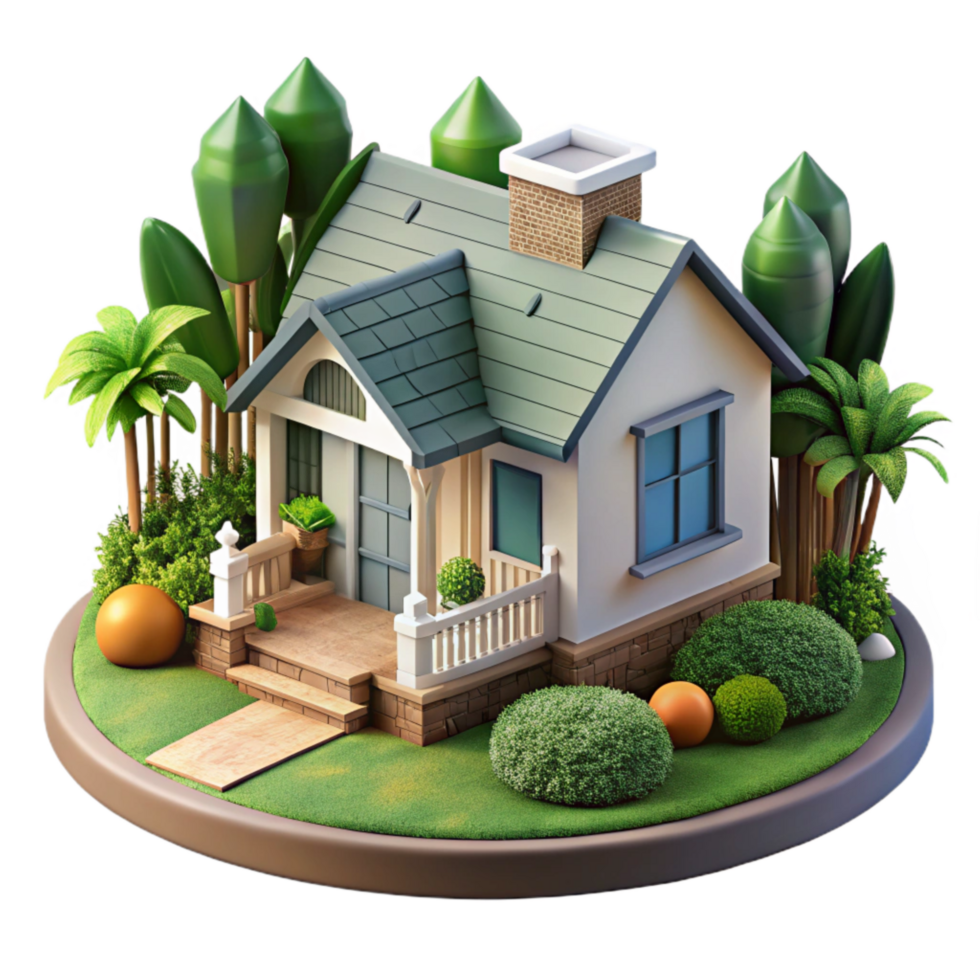 magnificent traditional Residential House Front Yard Garden Transparent authentic png