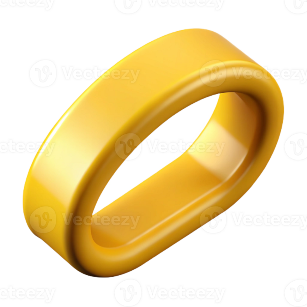wonderful rustic Resistance Band Loop Yellow Transparent Background png