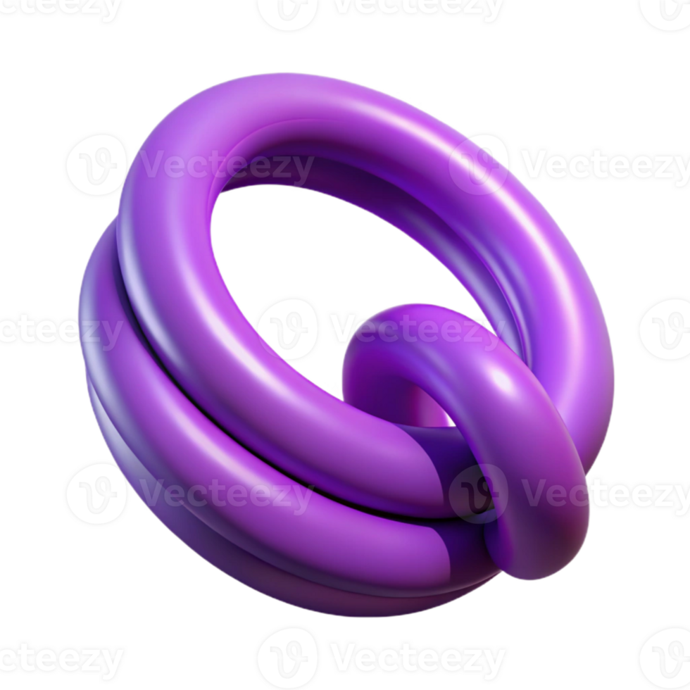stunning rustic Resistance Band Loop Purple Isolated Transparent Background professional png