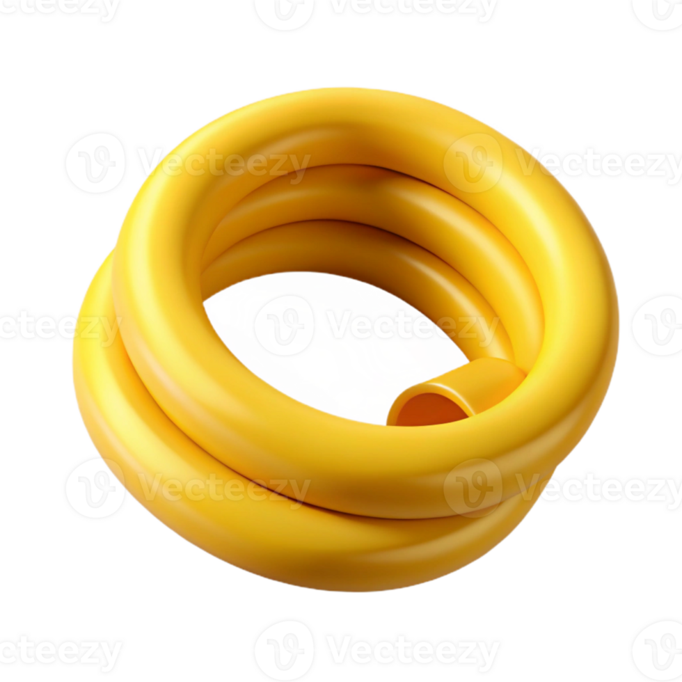 stunning modern Resistance Band Yellow Isolated professional png