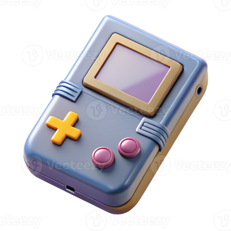 beautiful modern Retro Game Cartridge Top View Cutout png