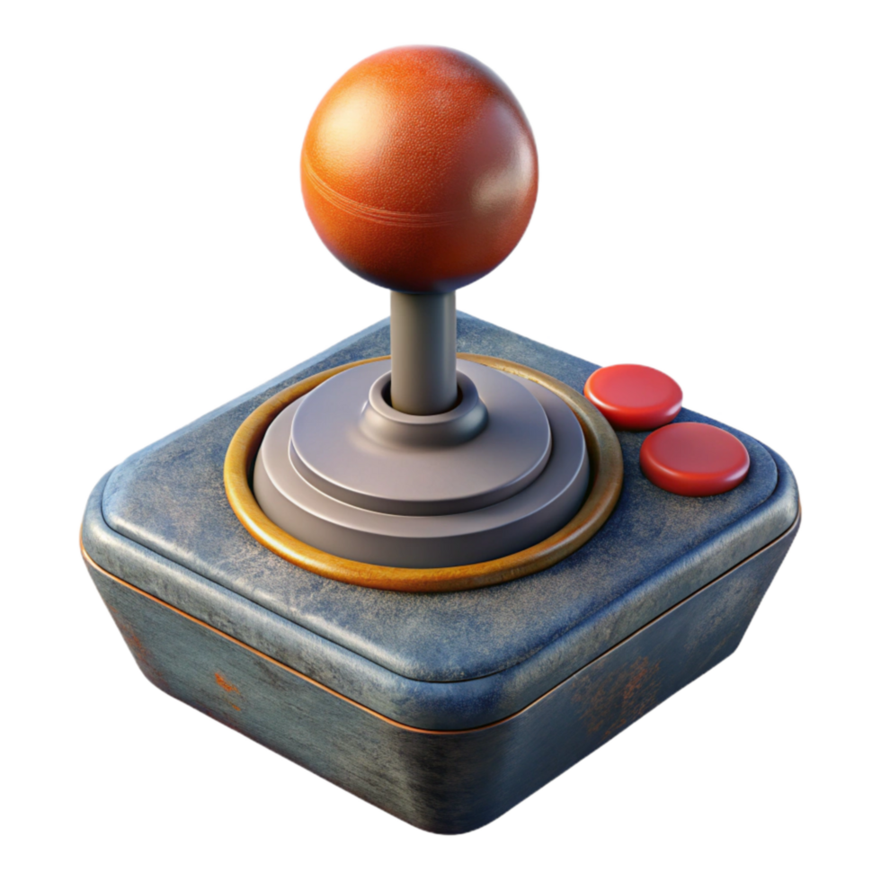 wonderful abstract Retro Joystick Top View Cutout exclusive png