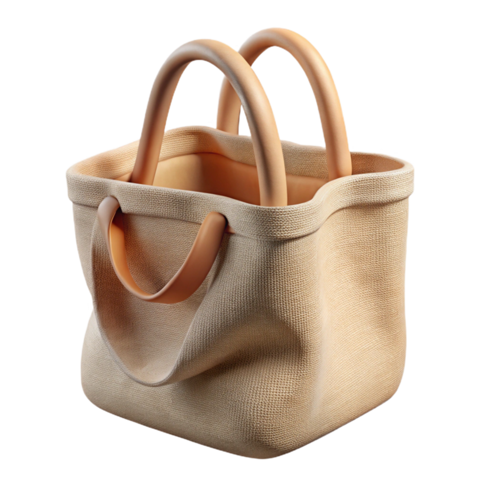 extraordinary contemporary Reusable Shopping Bag Canvas Texture Isolated Element high resolution png