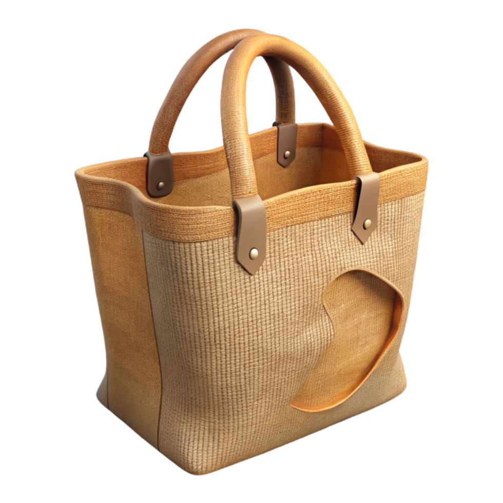 vibrant contemporary Reusable Shopping Tote Bag Canvas Texture Cutout professional png