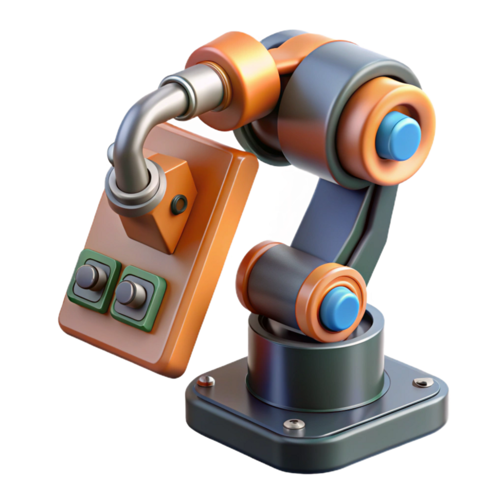 wonderful modern Robotic Arm Holding Circuit Board Isolated Element png
