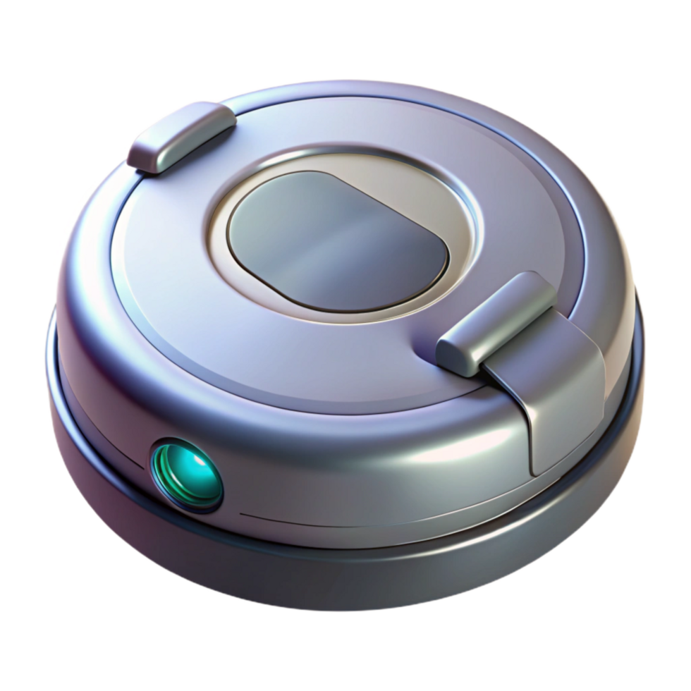 elegant classic Robot Vacuum Cleaner Cleaning Floor Cutout high resolution png