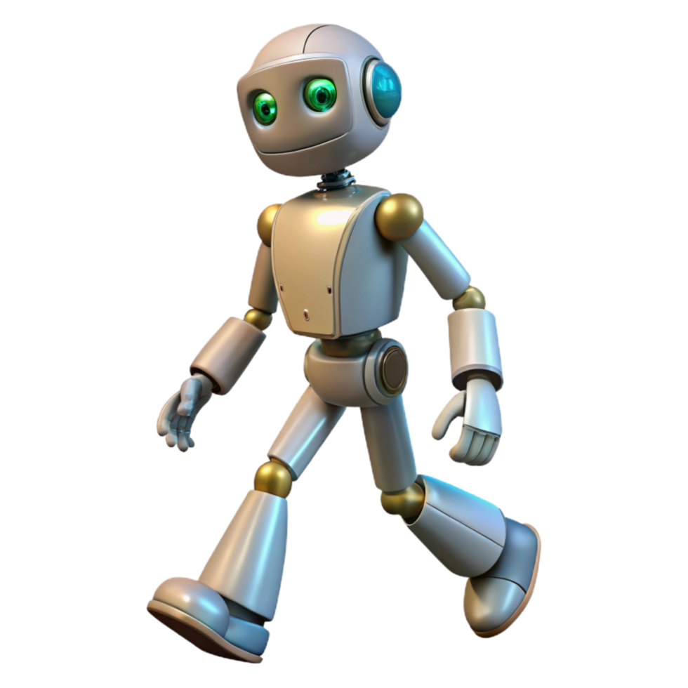 vibrant classic Robot Walking Forward Animation Sequence Cutout genuine png