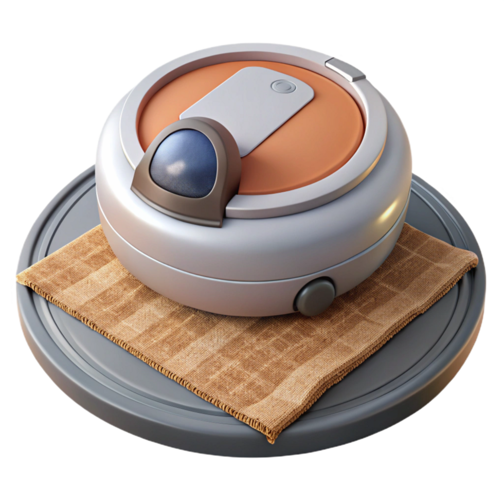 wonderful traditional Robot Vacuum Cleaning Carpet Isolated authentic png