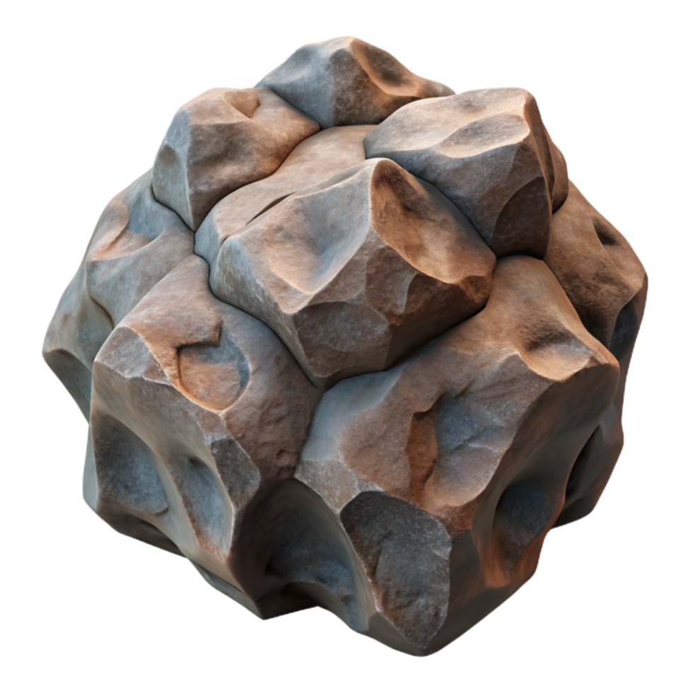 beautiful minimalist Rock Formation with Interesting Texture Isolated original png