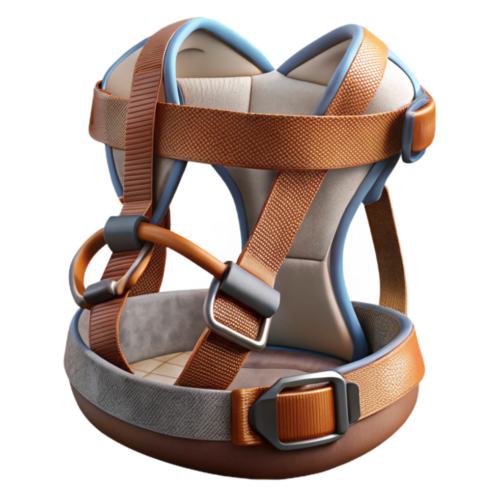 vibrant creative Rock Climbing Harness Front View Cutout high quality png