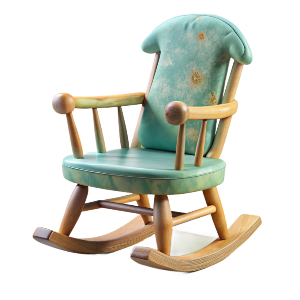 extraordinary classic Rocking Chair in Nursery Transparent Background png