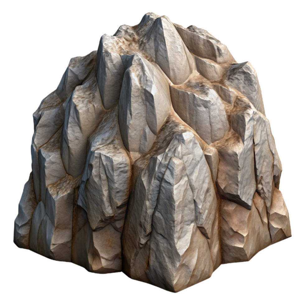 wonderful rustic Rocky Mountain Cliff Face Isolated professional png