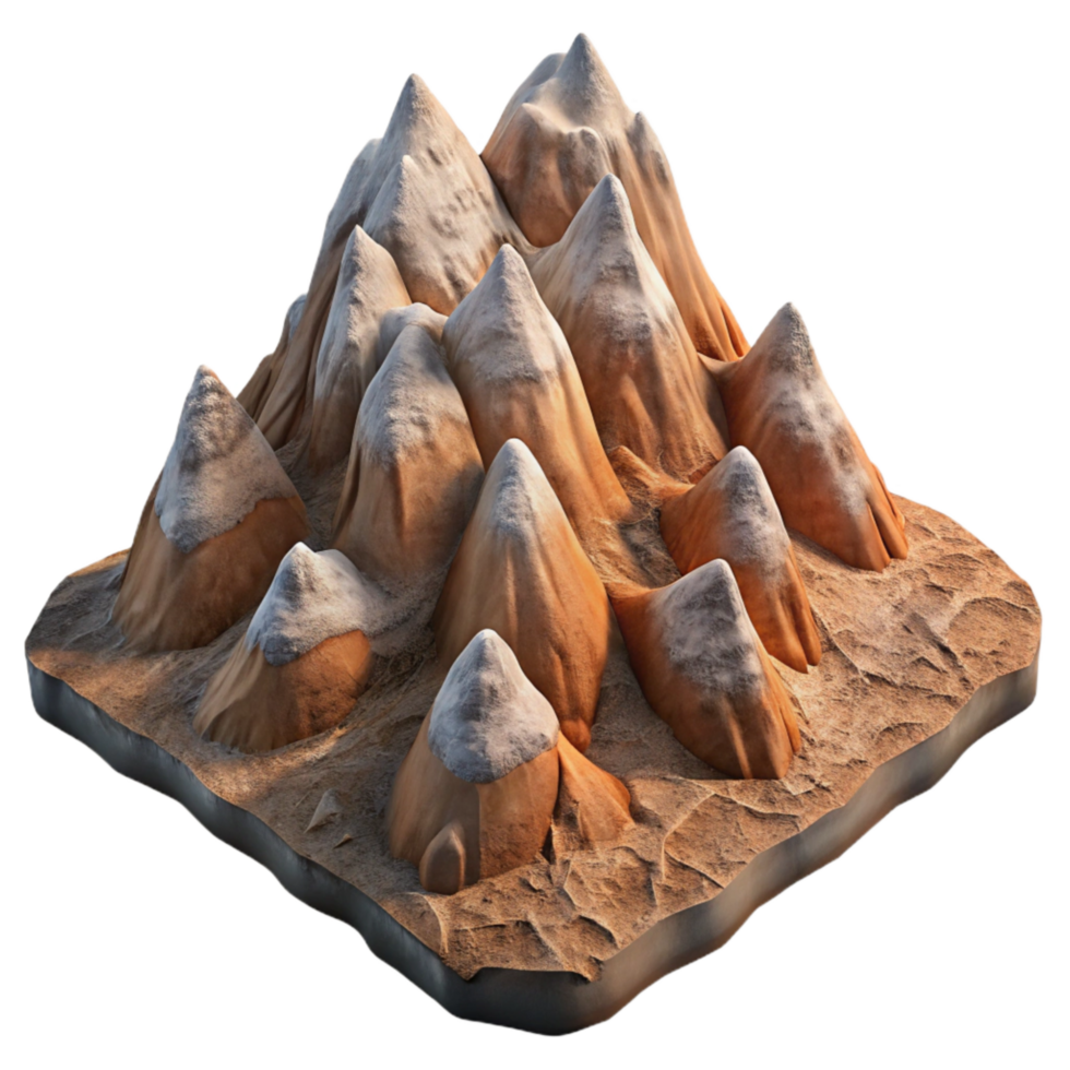 extraordinary abstract Rocky Mountain Terrain Cutout exclusive png