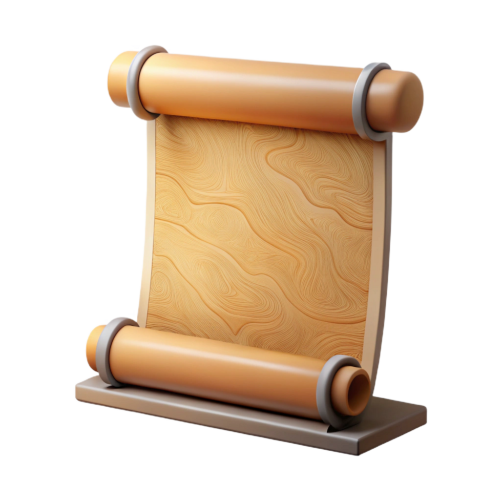 beautiful abstract Rolled Up Conference Banner with Stand Cutout high quality png