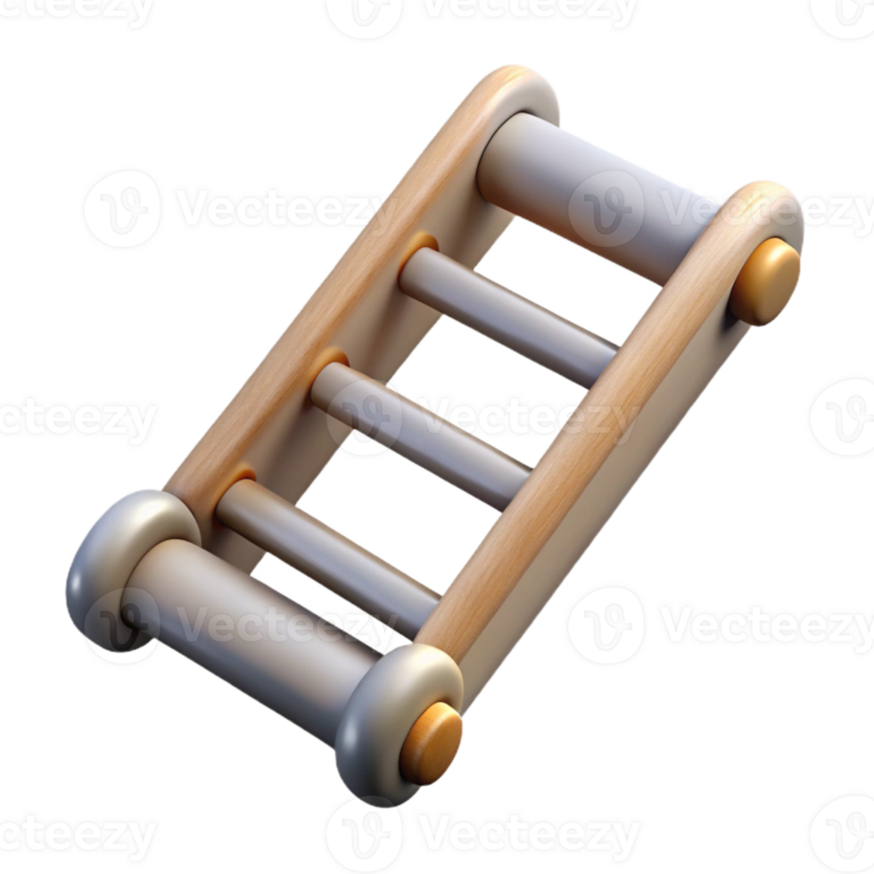 stunning abstract Rolling Ladder Extended Isolated Element authentic png