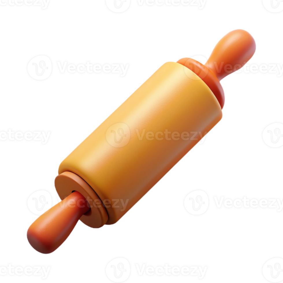 wonderful traditional Rolling Pin Angled View Cutout Transparent Background original png