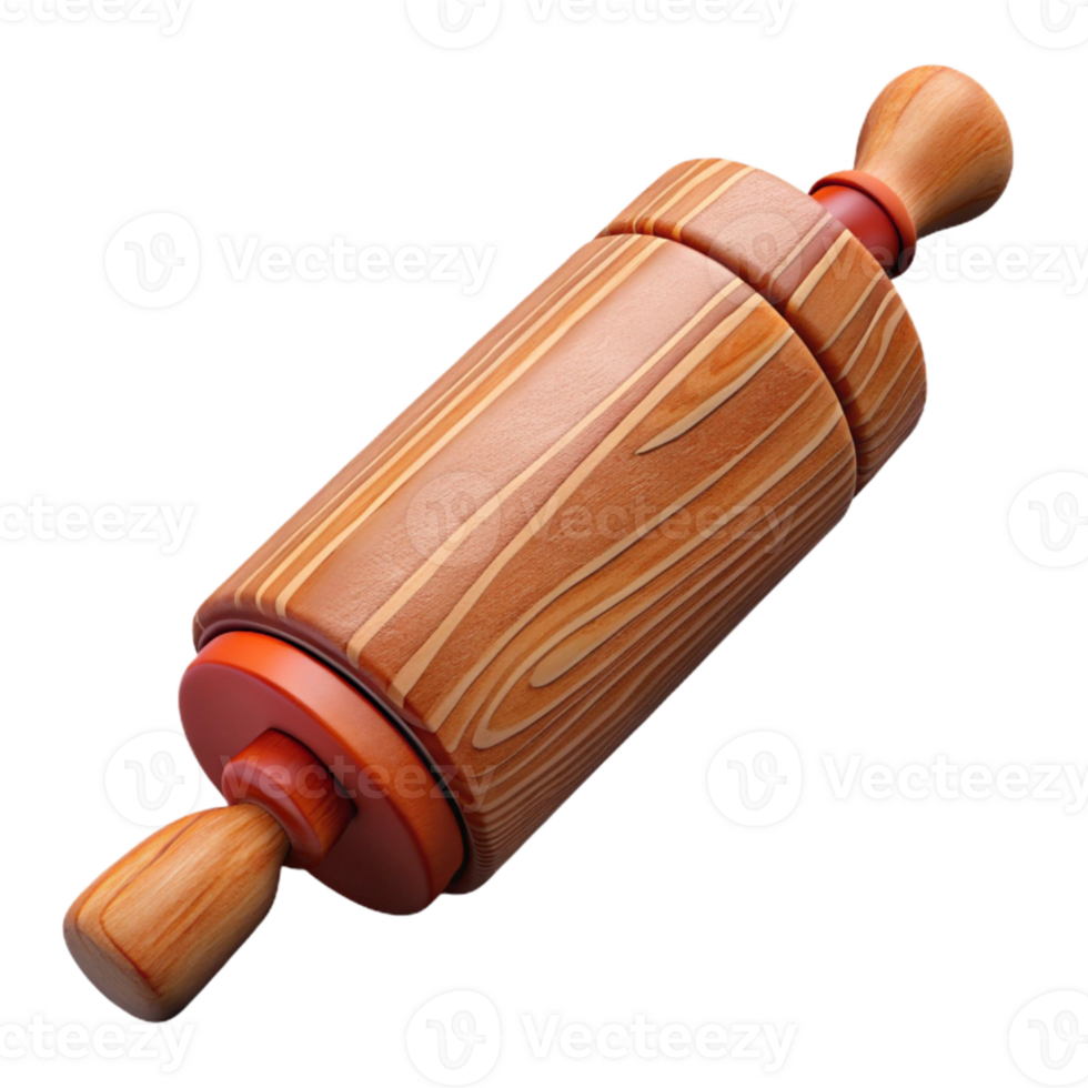 beautiful modern Rolling Pin Cutout Side View png