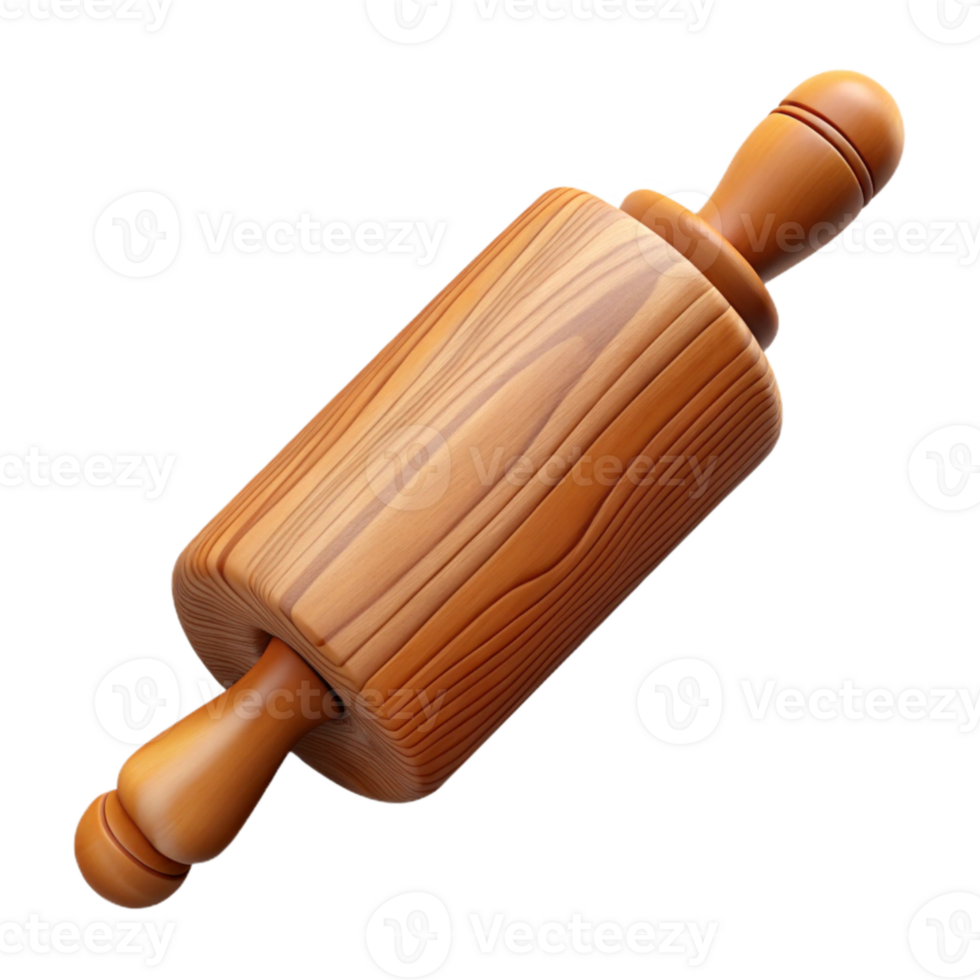 extraordinary creative Rolling Pin Wooden Cutout genuine png