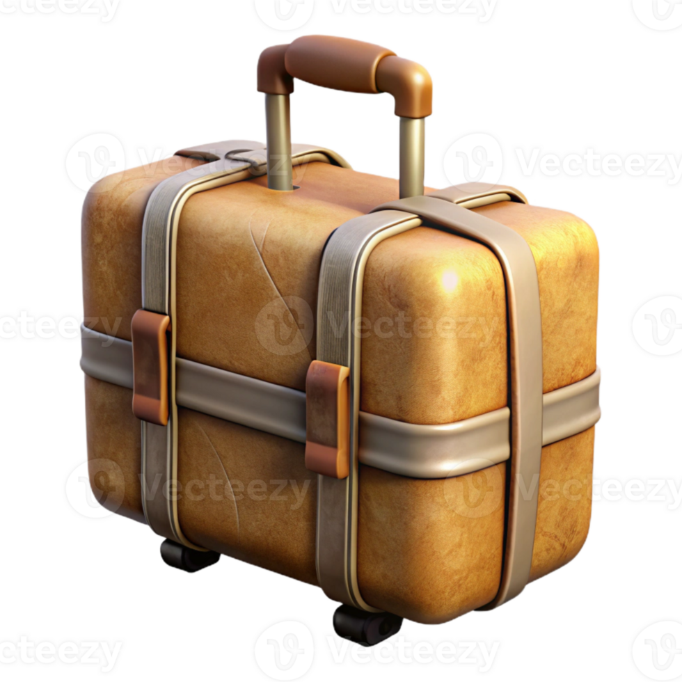 dramatic abstract Rolling Suitcase for Business Trip Isolated professional png