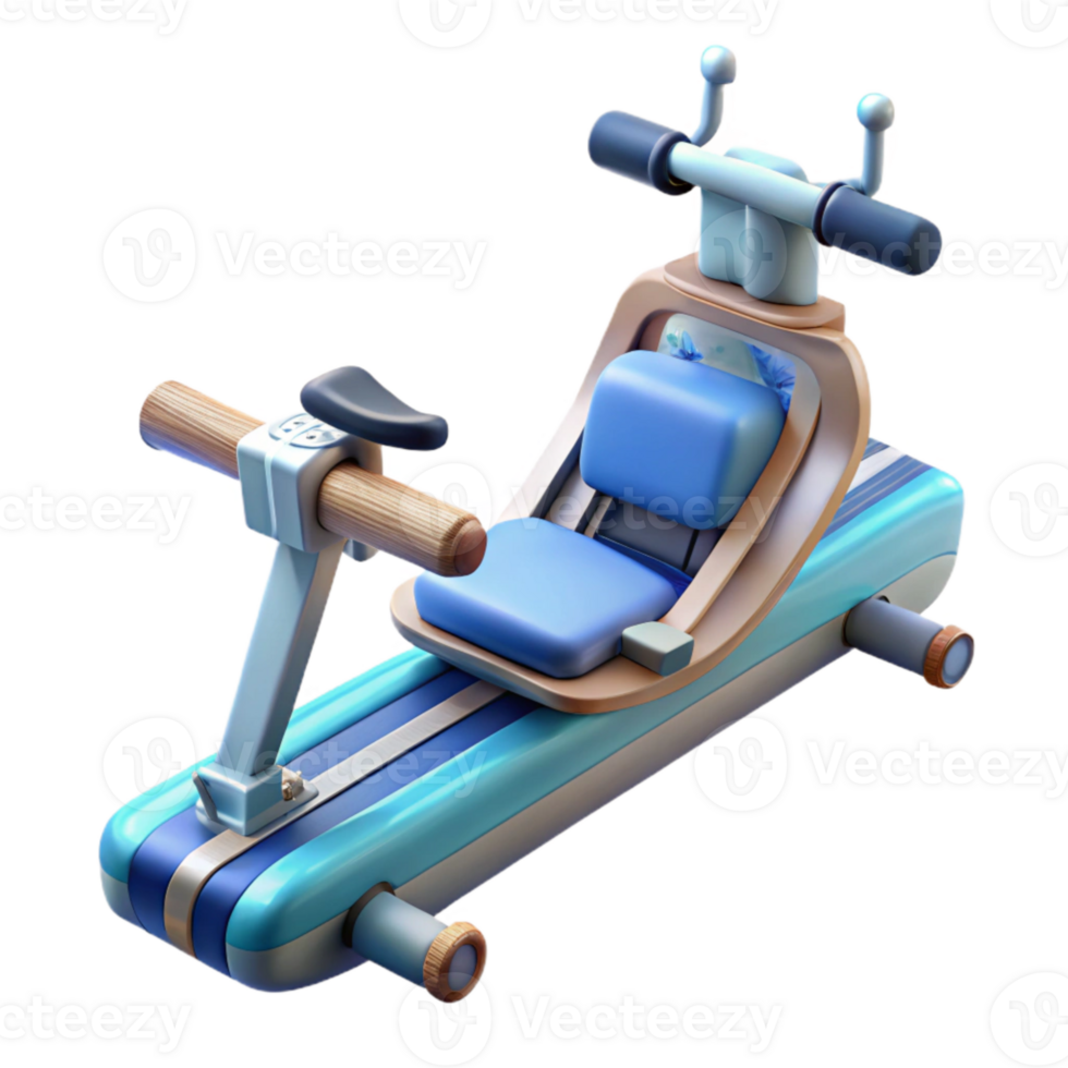 extraordinary artistic Rowing Machine Water Resistance Transparent Background high quality png