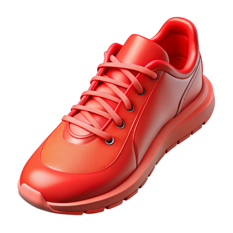 stunning artistic Running Shoes Top View Isolated detailed png