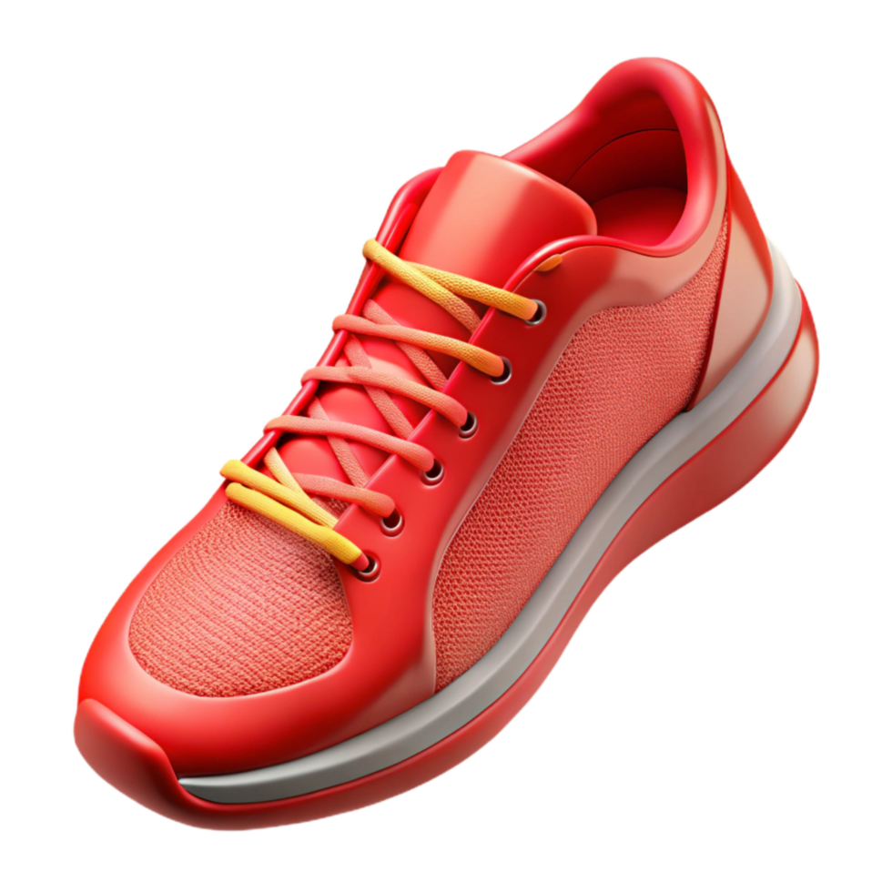 magnificent abstract Running Shoes Top View Isolated high quality png