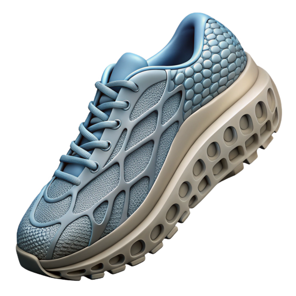 dramatic creative Running Shoes Tread Design Detailed View Cutout high quality png