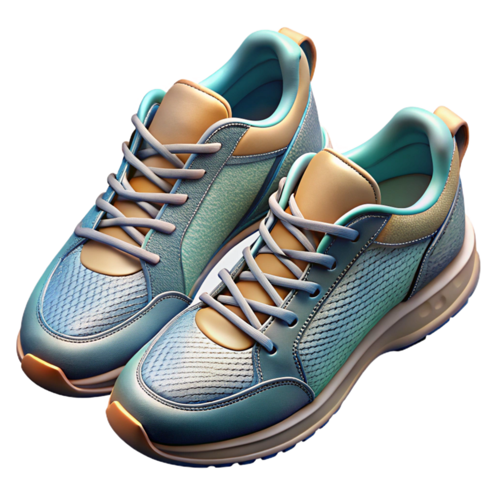 impressive contemporary Running Shoes Top View Isolated genuine png