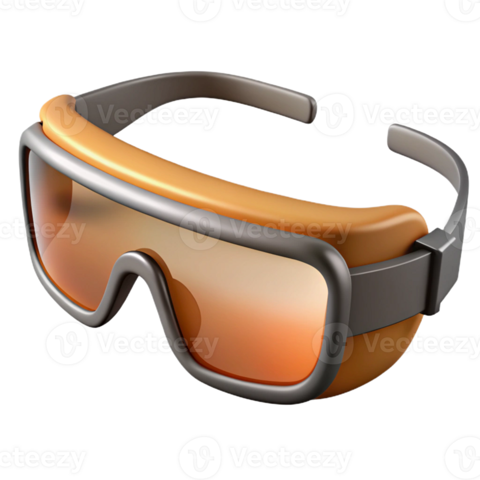 beautiful abstract Safety Glasses Side View Transparent Background original png