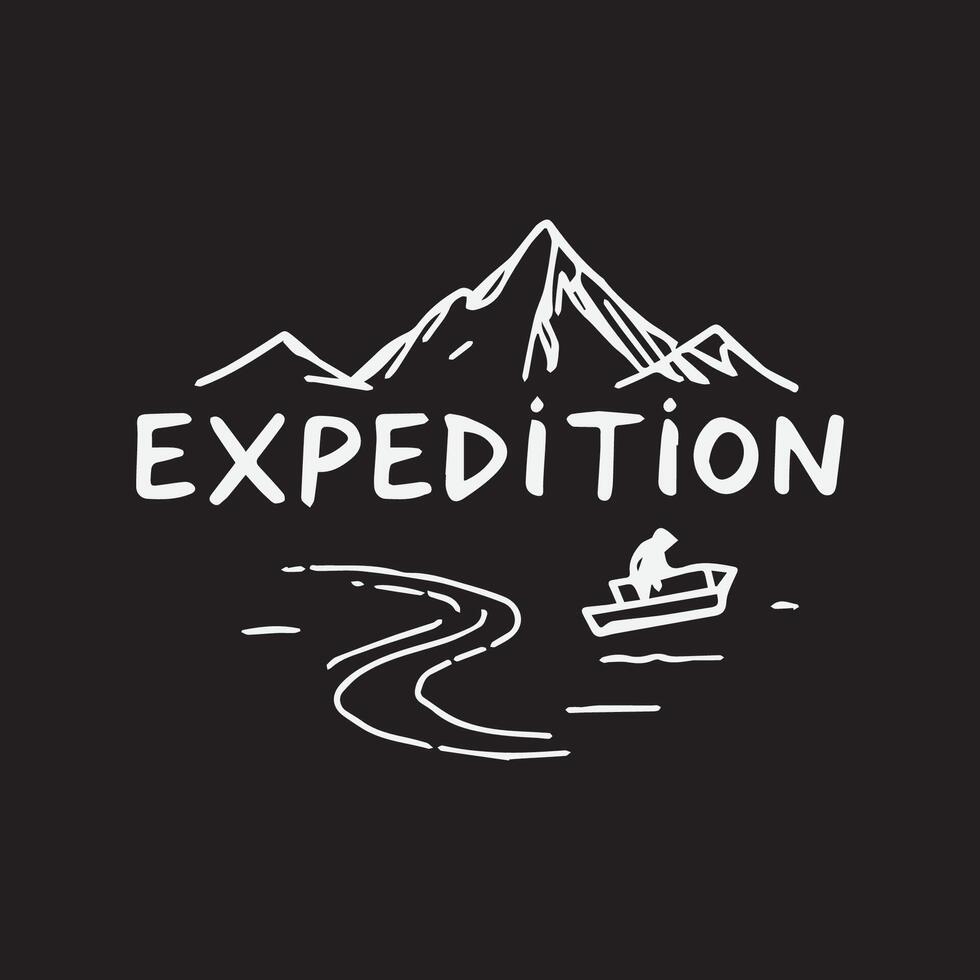 the logo for expedition vector