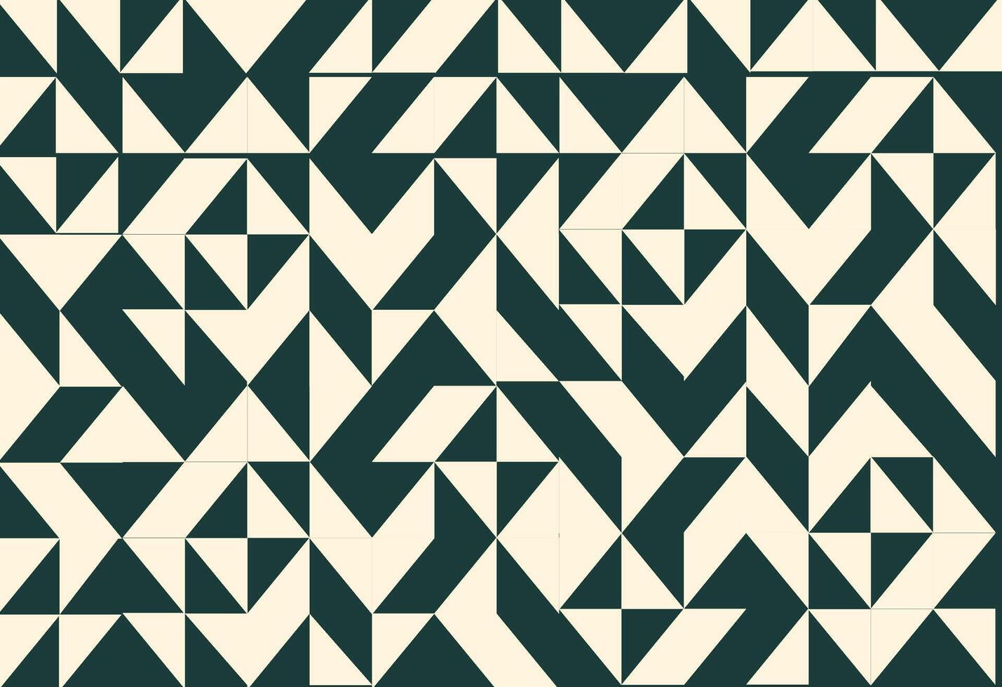 Seamless geometric pattern with triangles in retro style. greometrical background illustration. vector