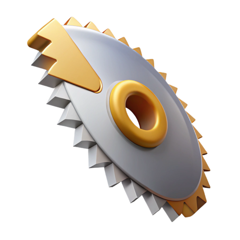 elegant classic Saw Blade Teeth Sharp Edge Detail Transparent Background exclusive png